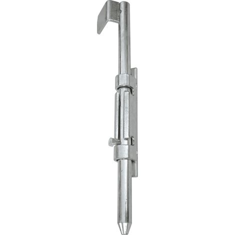 Bodenriegel mit Flansch, 300 mm, Stahl verzinkt (1/3)