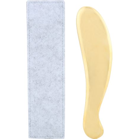 Gua-Sha-Brett aus Messing für Akupressurpunktmassage, Muskelentspannung und Gesichtsmassage (1/5)