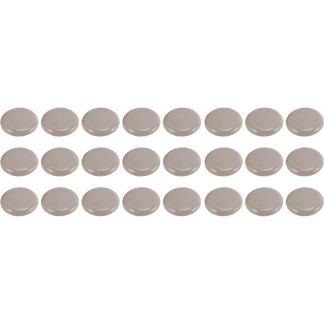 Lot de 24 patins de meubles auto-adhésifs pour moquette, parquet stratifié et canapé/lit. (1/4)