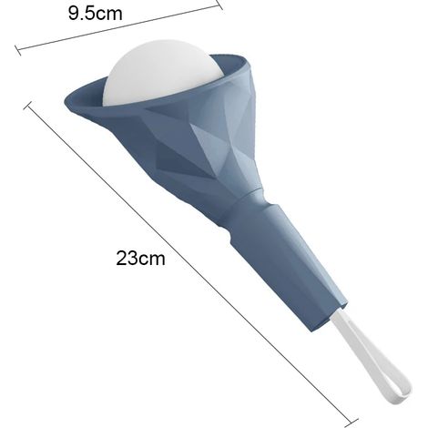 Lampe de bureau magnétique suspendue (bleue) avec LED, rechargeable par USB, intensité variable en continu (1/5)