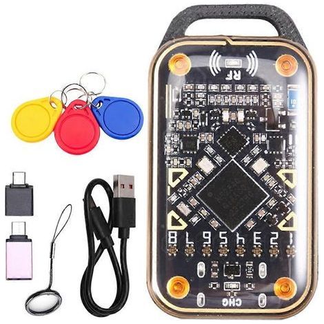 Neustart Chameleon Ultra Smart Card Emulator + 3XUID Keychain RFID Smart Chip Reader 125K 13.56M ID IC Card NFC Duplicator
