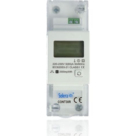 SOLERA CONT30R - Contatore di tensione ausiliario 30A, 230V ac equivalente FIN7M2482300001 (1/3)