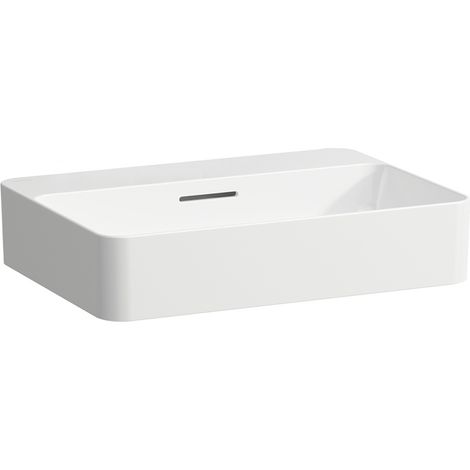 Lavabo LAUFEN VAL, sin agujero para grifo, con rebosadero,