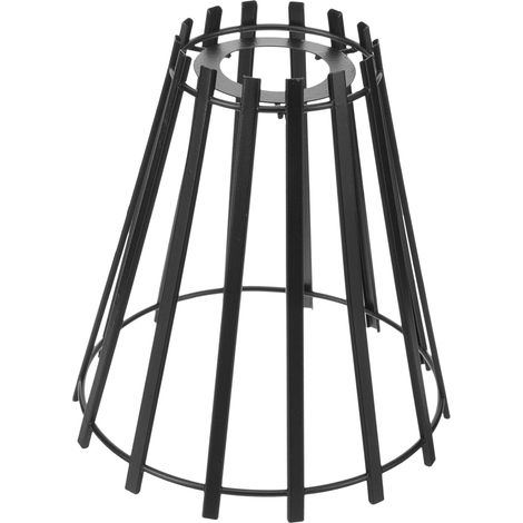 Abat-jour géométrique pour suspension, conception démontable, diffusion d'une lumière douce et chaleureuse, style moderne, décoration intérieure élégante. (1/5)