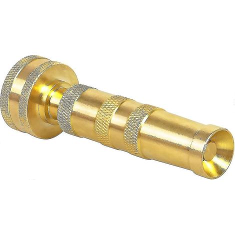 Adjustable Brass Garden Hose Nozzle (1/5)