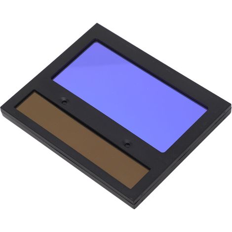 Écran de soudure auto-obscurcissant 92,5x42,5 mm, viseur panoramique réglable pour casque de soudage, outil professionnel.