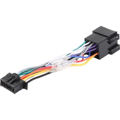 Cable Adaptateur ISO - Connecteur de Branchement pour Autoradio - 16 Broches - Compatible Pioneer à Partir de 2003 - 1 Pièce (1/5)