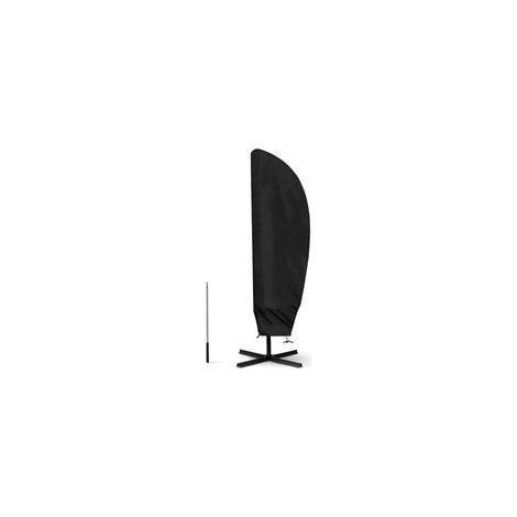 Housse de protection pour parasol déporté Ø 24 m, Oxford 210D, avec sac de rangement, noire  205 cm (57 x 48 x 25 cm) (1/5)