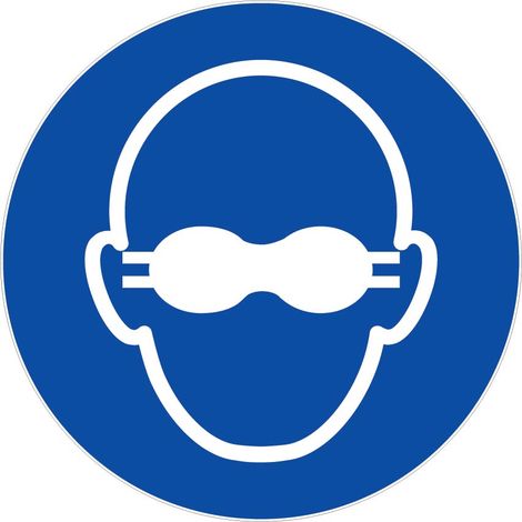 Panneau Lunettes de protection opaques obligatoires - Rigide Ø300mm - 4064246