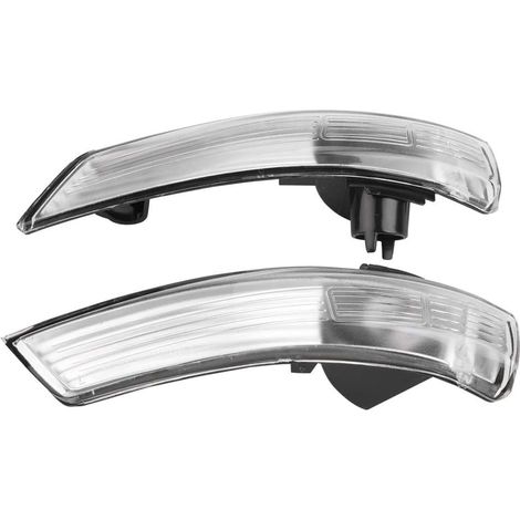 Juego de 2 intermitentes LED para espejo retrovisor exterior, con cubierta para intermitentes delanteros y traseros, compatible con Ford Focus 2008-2015. (1/5)