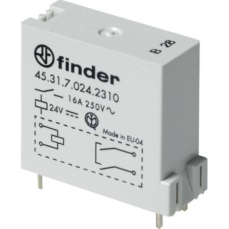 Finder 45.31.7.012.0310 Relais pour circuits imprimés 12 V/DC 16 A 1 NO (T) 1 pc(s)
