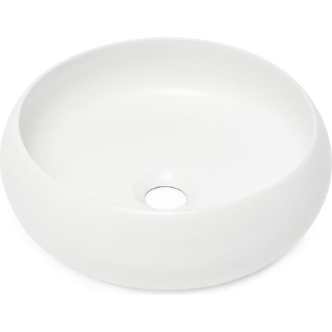 Swiss Aqua Technologies Feel lavabo à poser 36x36 cm mat sans trop-plein (SATUMFEEL3636M)