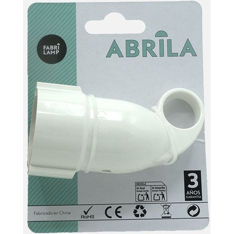 Eco Base aérea Blister Mod4 2P+T 16a 230v Blanca 5x4x10cm con anilla Tirador (1/4)