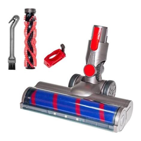 TêTe de Moteur de Brosse de Sol à Rouleau Souple/Dur pour Aspirateur Dyson V7 V8 V10 V11 V15 avec Phare LED et Verrouillage Triger (1/3)