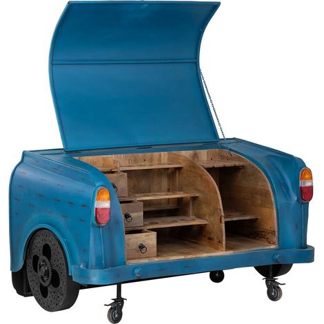 Maletero botellero azul 174x84x92 (1/5)