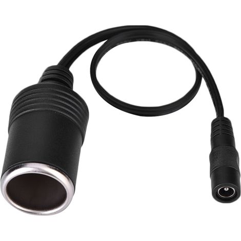 Câble d'alimentation pour prise allume-cigare femelle vers prise femelle 12 V CC 5,5 x 2,1 mm (1/5)