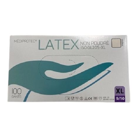 Gant latex non poudre mediprotec taille xl