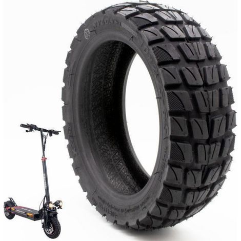 1 Pneu Tubeless 10x2.75-6.5 Pouces, Caoutchouc Haute Qualité, Avant Arrière, Trottinette Électrique (1/5)