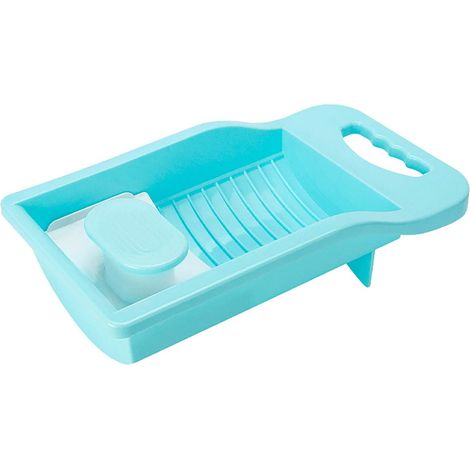 Plaque À Laver - En Plastique PP Alimentaire - Antidérapante - Pour Sous-Vêtements Bébé Et Lingerie - Portable - 1 Pièce (1/5)