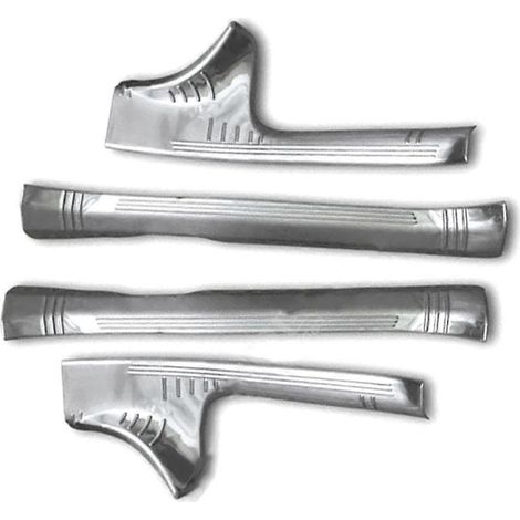 4Pcs Door Step Sill Scuff Plate Cover for C Class W205 C260L 15-16, B-- (1/5)
