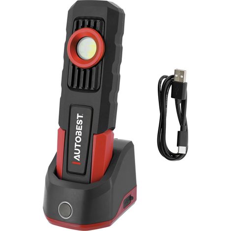 Baladeuse rechargeable LED - Socle de recharge - 10W - Puissante