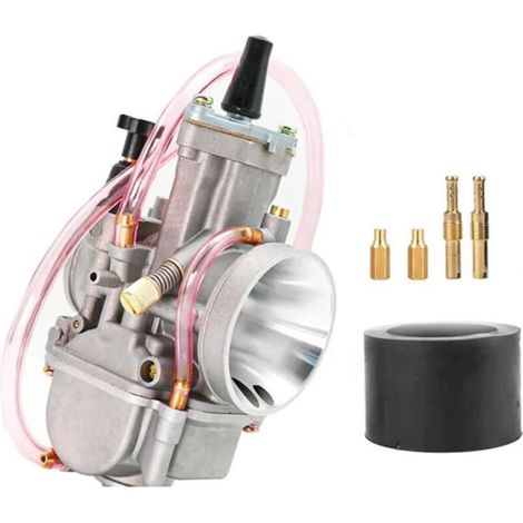 Carburatori da 21-34 mm con iniettori di potenza per motociclette 2T/4T, compatibili con ATV/UTV Yamaha Mikuni Koso, modello da 24 mm. (1/4)