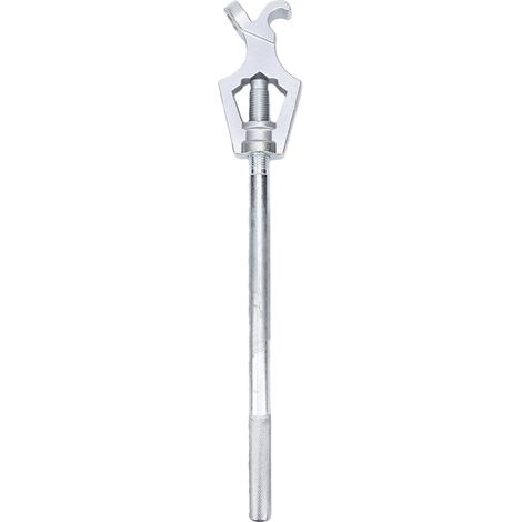 Clé de bouche d'incendie réglable, compteur d'eau à 3 positions, outil multiple pour écrous pentagone de 1 à 3/4 pouces, carré de 1 à 1/4 pouces (1/5)