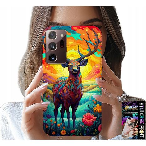 Custodia per Samsung Note 20 Ultra - motivi colorati: cervo, alce, animali della foresta (1/5)