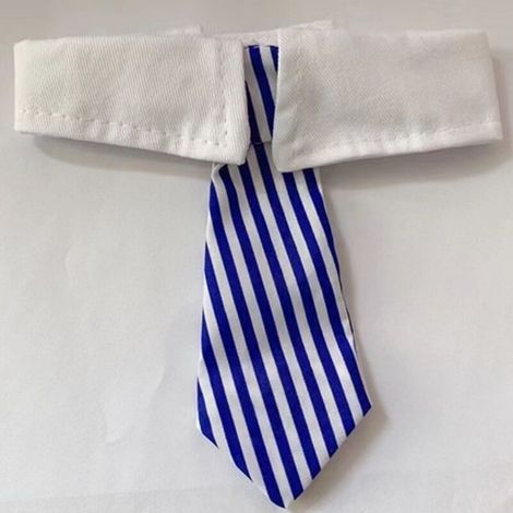 Collier de chien doux noeuds papillon (bleu XS)-Fei Yu (1/5)