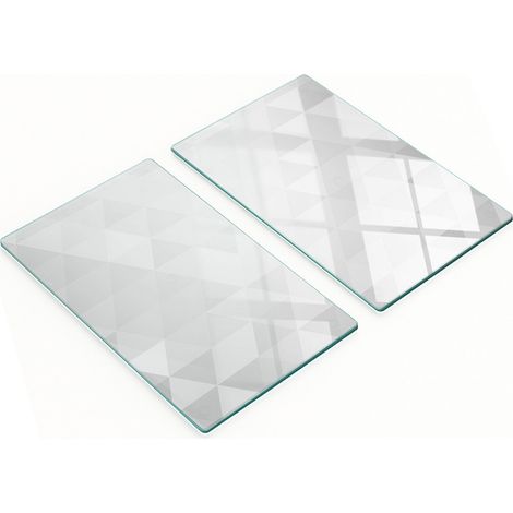Tableros decorativos multifuncionales de vidrio para cocina, diseño abstracto, 2x30x52 cm (1/5)