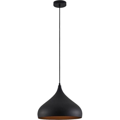 Lindby 'Ritana' in Nero da Alluminio