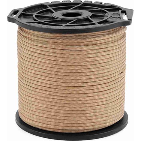 Bobine multifonction extérieure, corde paracorde à 9 cœurs, corde à linge de 4mm d'épaisseur, tente d'escalade au vent (1/5)