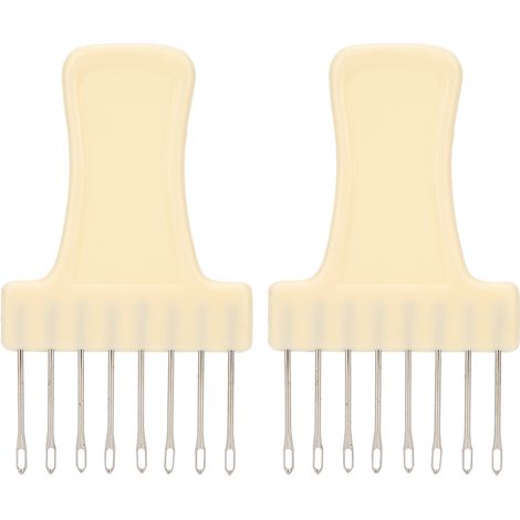 Peigne de transfert 8 aiguilles pour machine à tricoter Brother KH260 KH230 KH270 SK151 SK155 - Lot de 2 pièces (1/5)