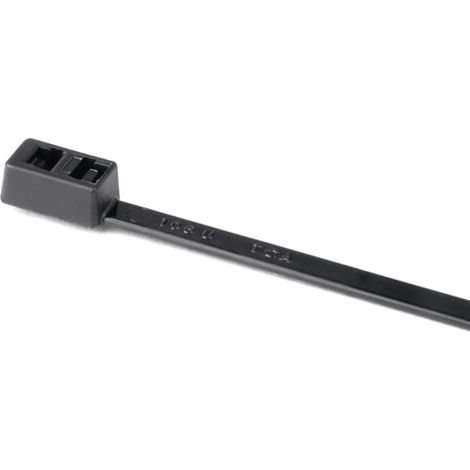 HellermannTyton 117-05050 T50RDH-PA66HS-BK Kabelbinder 210 mm 4.70 mm Schwarz  100 St.