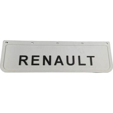 Garde-boue blancs pour pare-chocs avant Renault 600mmx180mm