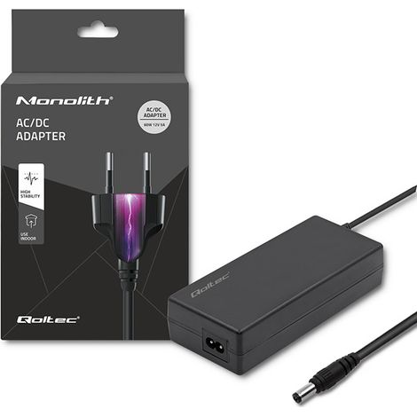 Alimentatore da tavolo Qoltec 60W  12V  5A  5,52,1  + cavo di alimentazione (1/5)