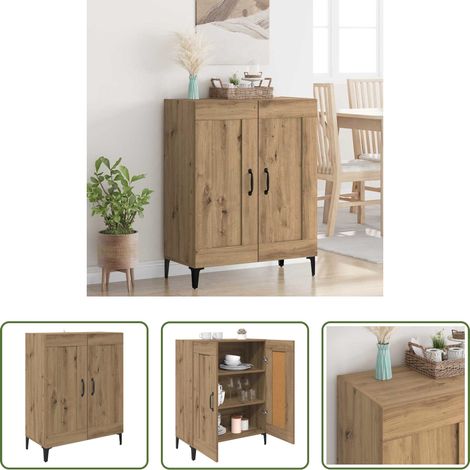 vidaXL Wohnzimmer - Sideboard Artisan-Eiche 69,5 x 34 x 90 cm Holzwerkstoff (1/5)