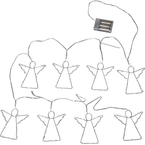 STAR TRADING LED-Draht-Lichterkette Angela 80 LED