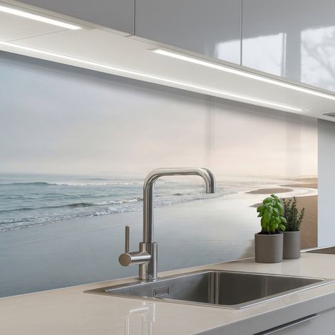 Kitchen Splashback Coastline - Beach - Ocean 100x60 cm