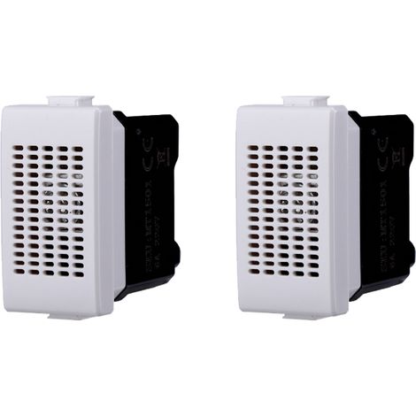 gloca Set 2 Suonerie 6A 220V Compatibili Con Serie Matix