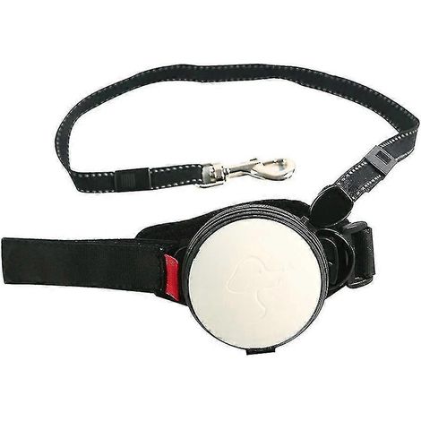 Filiyano-Laisse rétractable mains libres pour chien avec dragonne, motif peau de chat blanc (1/5)