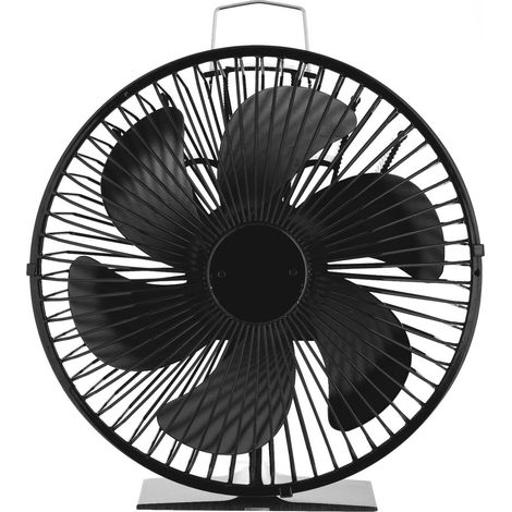 Silent Thermodynamic Fireplace Fan for Home Eco-Friendly Heat Circulation - With Protective Cover (1/4)
