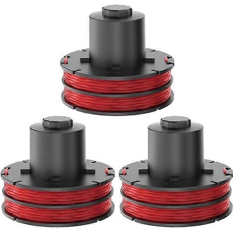 Bobine de fil (3 pièces) compatible avec les débroussailleuses AL-KO GTE 350, GTE 450 et GTE 550, référence 112966 (1/4)