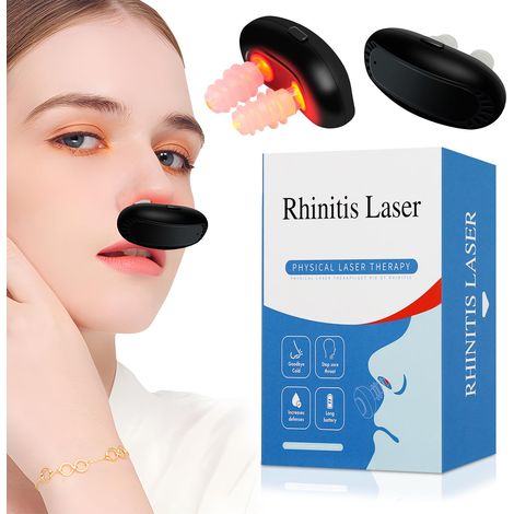 Respirelief Instrument de Thérapie Nasale à Lumière Rouge, Physiothérapie Apaisement Nasal, Respirelief Appareil de Thérapie Nasale à Lumière Rouge (1 pièce) (1/5)
