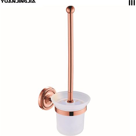 Retro und schickes Badezimmerregal in Roségold - Modernes Sanitärzubehör, eleganter wandmontierter Zahnbürstenhalter für die Inneneinrichtung (1 Stück)-lsw (1/2)