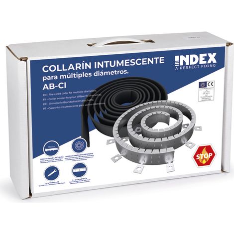 Collare intumescente per diversi diametri - Zincato 3m x 50mm