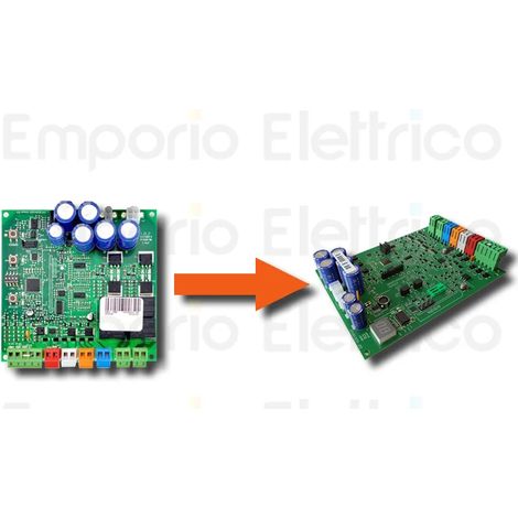 Faac – Panneau de commande électronique 63003497 – Boîtier 24 V – Pour motorisations – Technologie de sécurité intégrée (1/3)