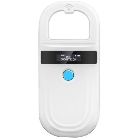 Lecteur d'identification pour animaux de compagnie, lecteur de micropuce rechargeable, affichage de médailles pour animaux de compagnie, lecteur EMID RFID portable pour animaux (1/5)