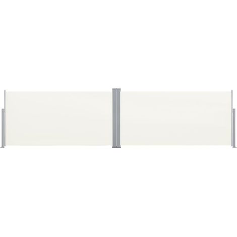 INLIFE Auvent latéral rétractable 160x600 cm Crème (1/5)