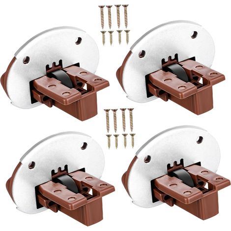 Kit de 4 glissières tiroir UKCOCO pour l'entretien des tiroirs table (1/5)